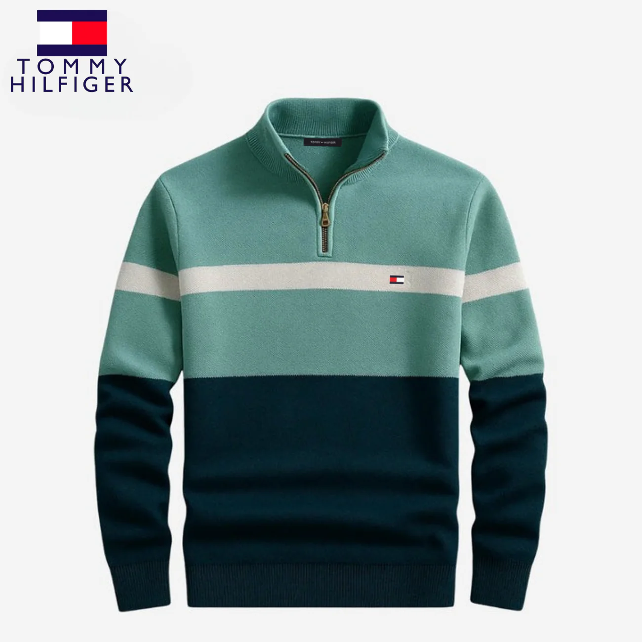 Elegant Half-Zip Sweater || CLEARANCE PRICE - Image 3