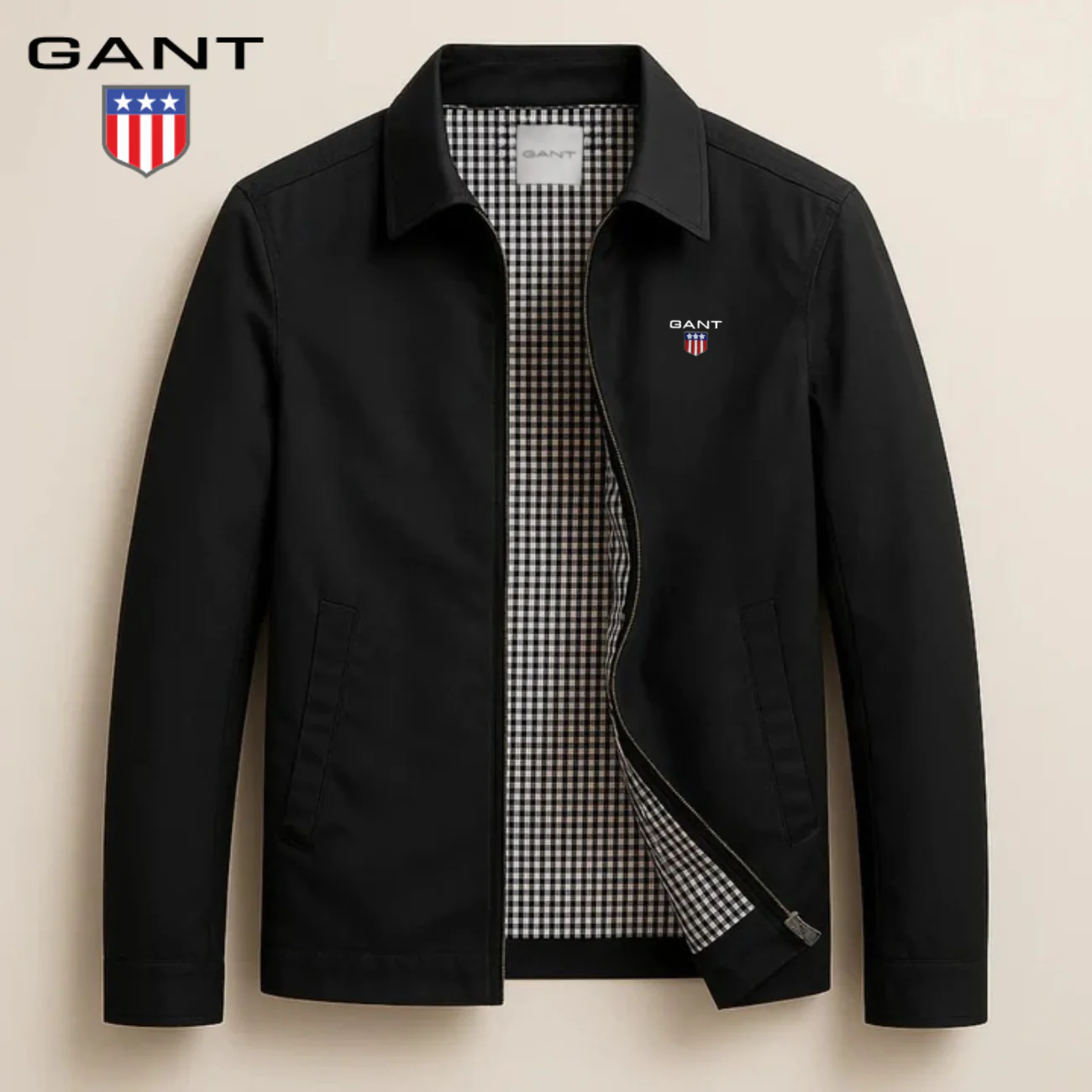 Elegant Jacket with Zip - CLEARANCE SALE