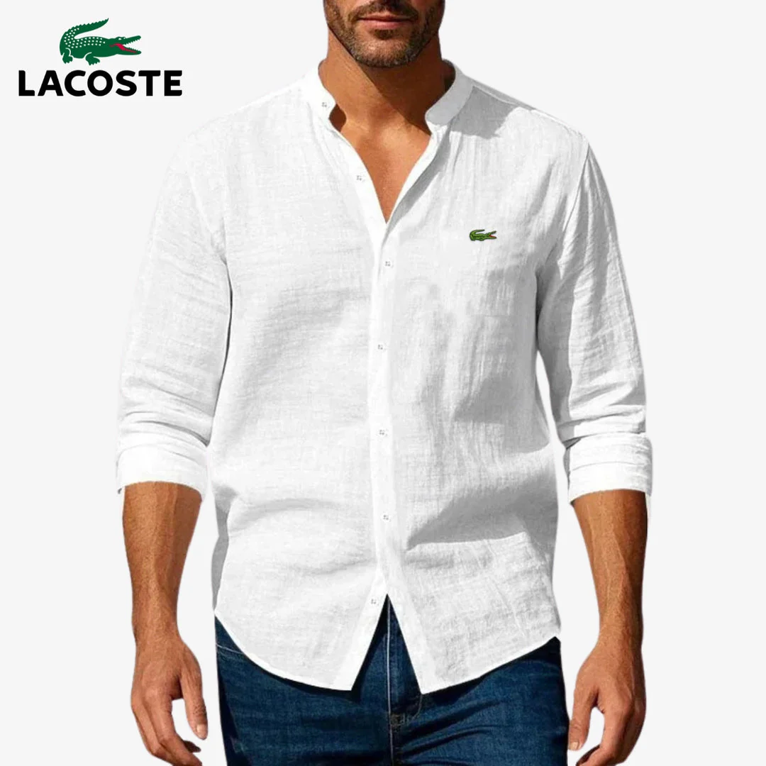 Elegant Mandarin Collar Shirt || CLEARANCE SALE - Image 3