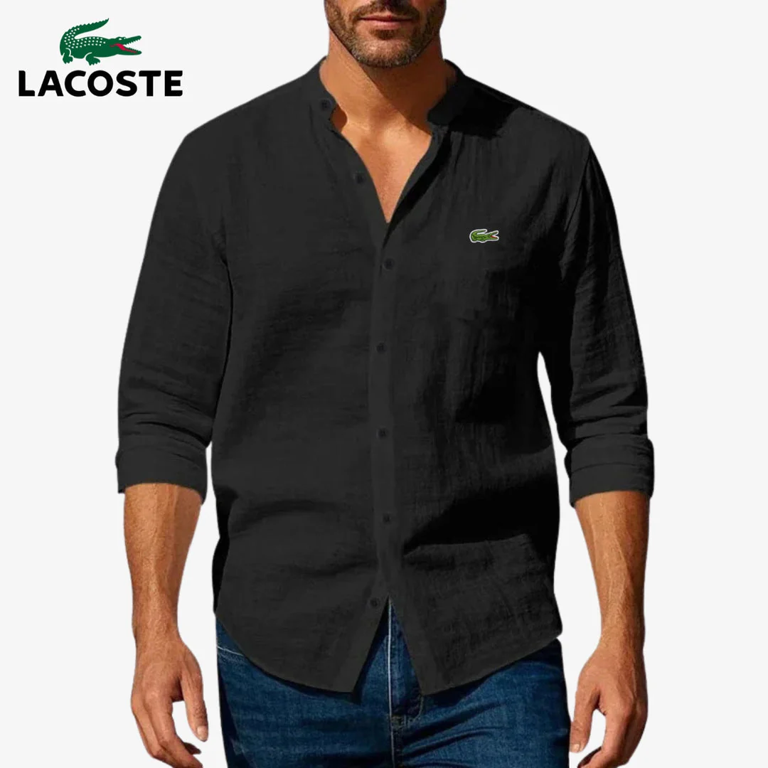 Elegant Mandarin Collar Shirt || CLEARANCE SALE - Image 4