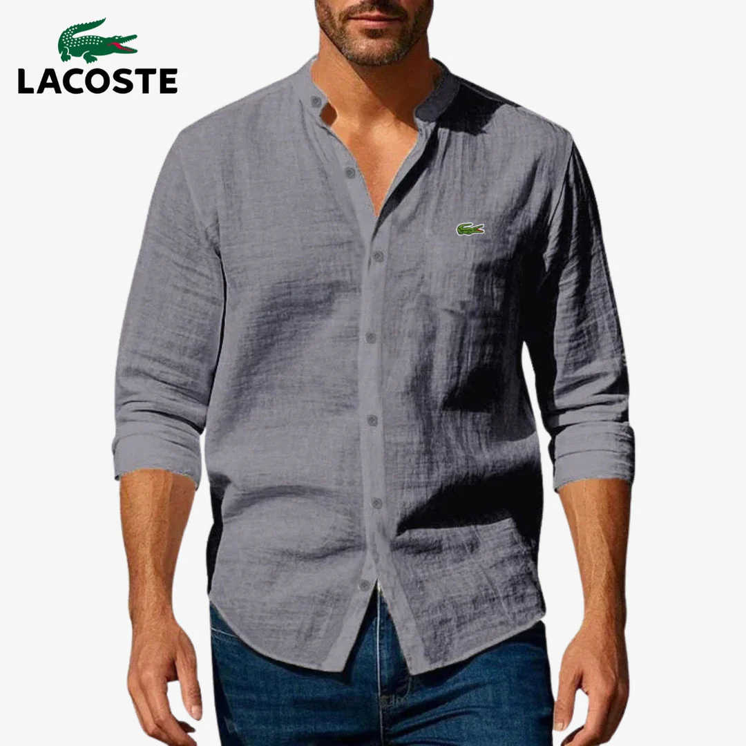 Elegant Mandarin Collar Shirt || CLEARANCE SALE - Image 5