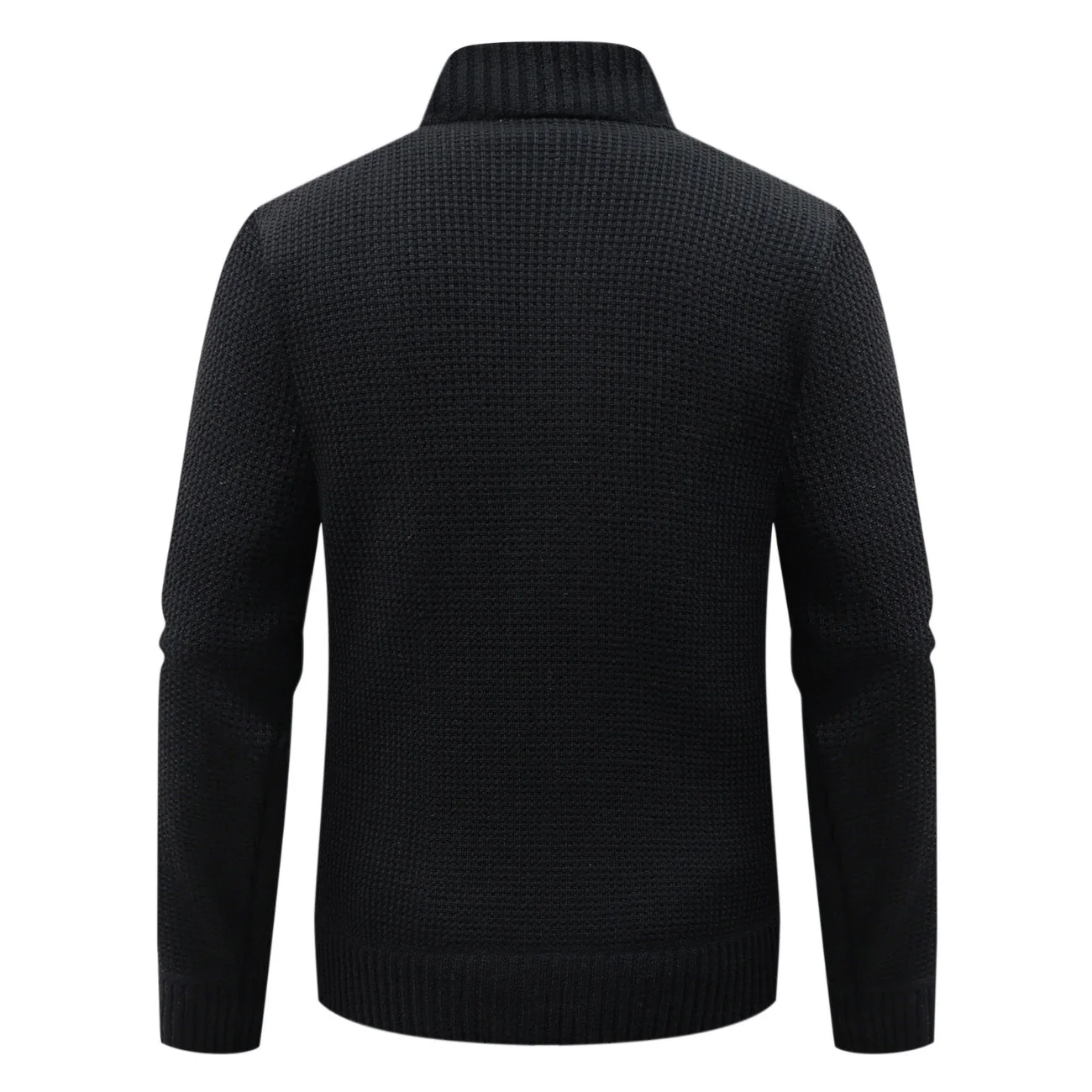 Elegant Padded Knit Jacket - Image 6