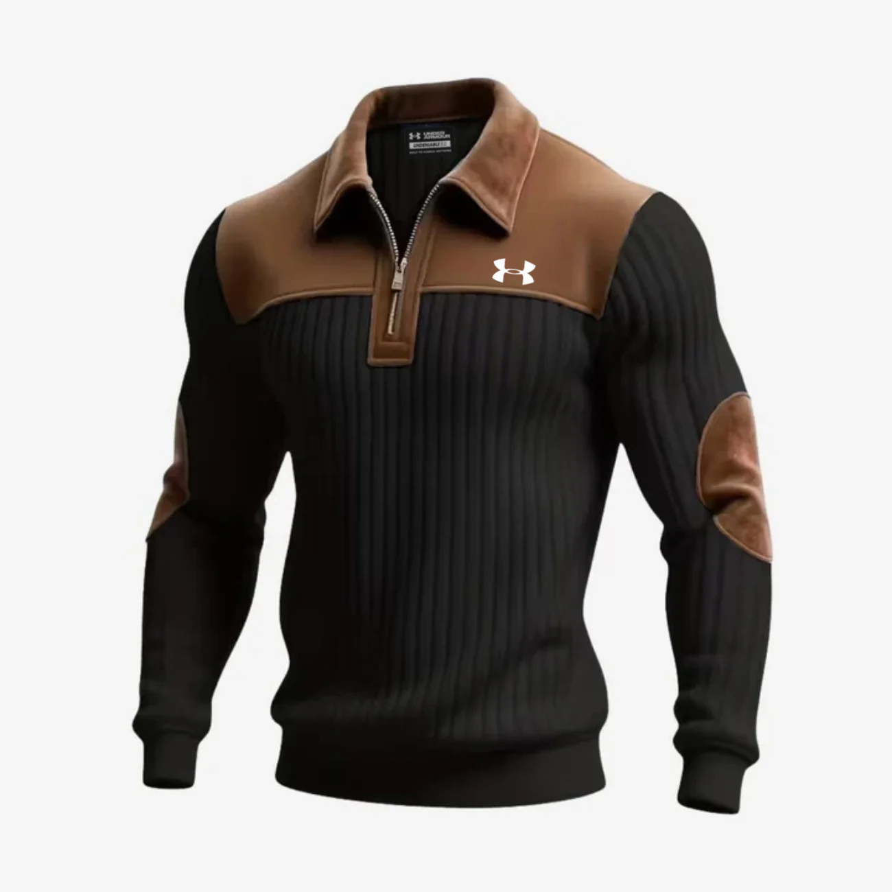 Elegant Zip Collar Sweater - Clearance Sale - Image 2