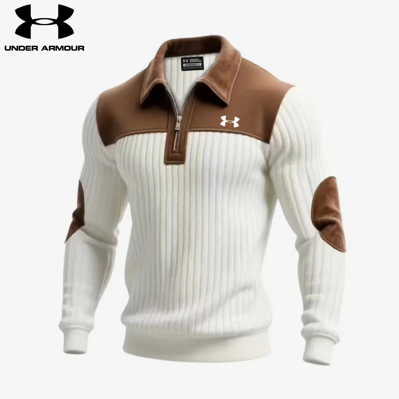 Elegant Zip Collar Sweater || Clearance Sale - Image 3