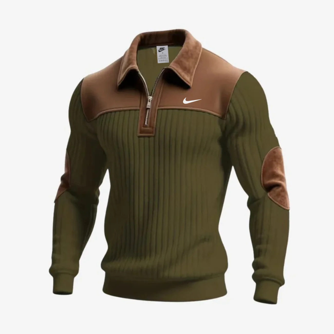 Elegant Zip Collar Sweater - Clearance Sale - Image 4