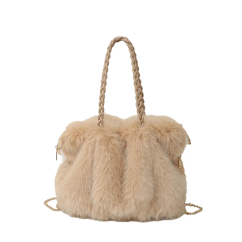 Elena Soft Fur Tote - Image 9