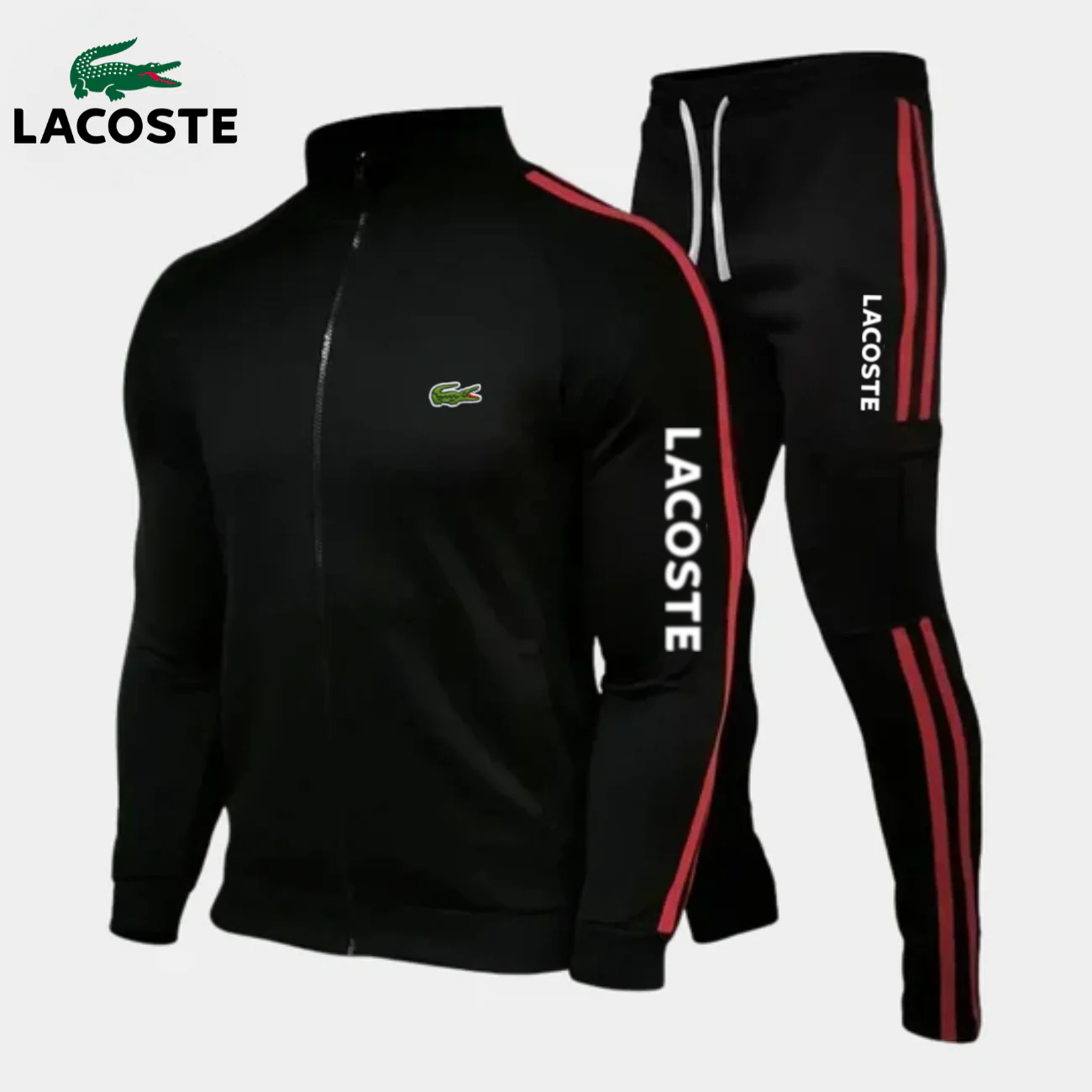 Relaxed Zip-Up Tracksuit || CLEARANCE PRICE - Image 3