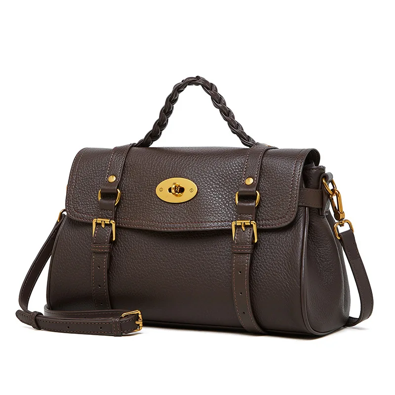 Eryn Genuine Leather Tote Bag - Image 3