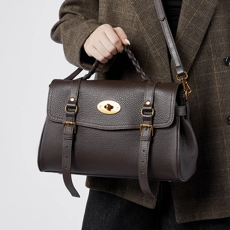 Eryn Genuine Leather Tote Bag - Image 4