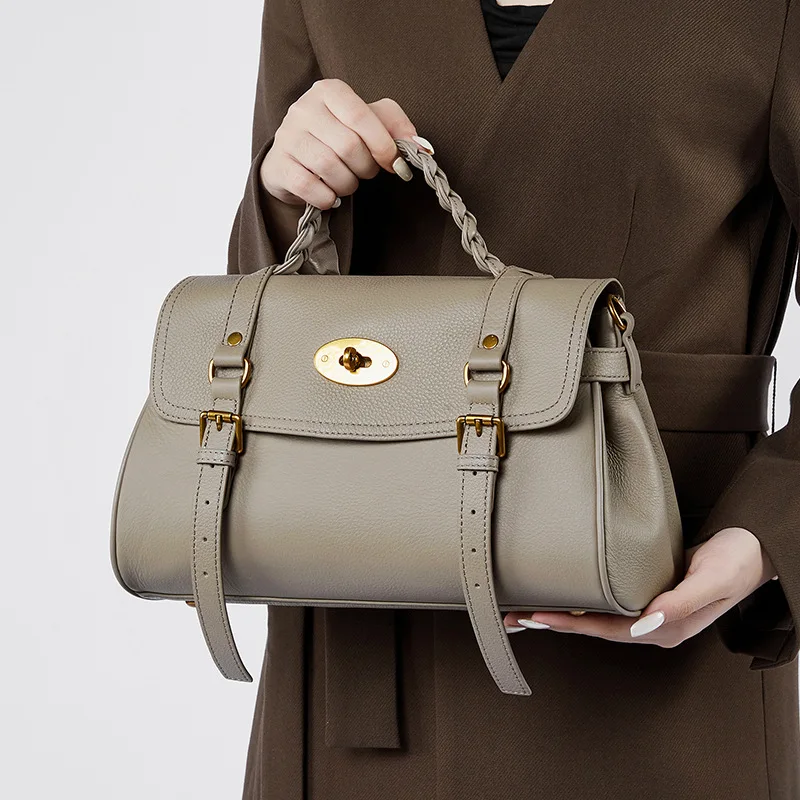 Eryn Genuine Leather Tote Bag - Image 5