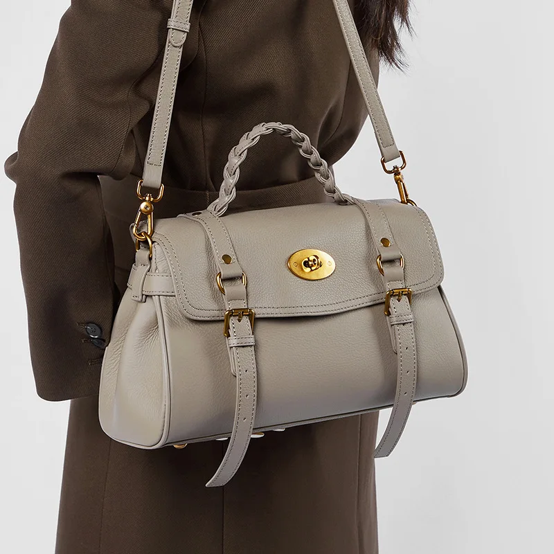 Eryn Genuine Leather Tote Bag - Image 6