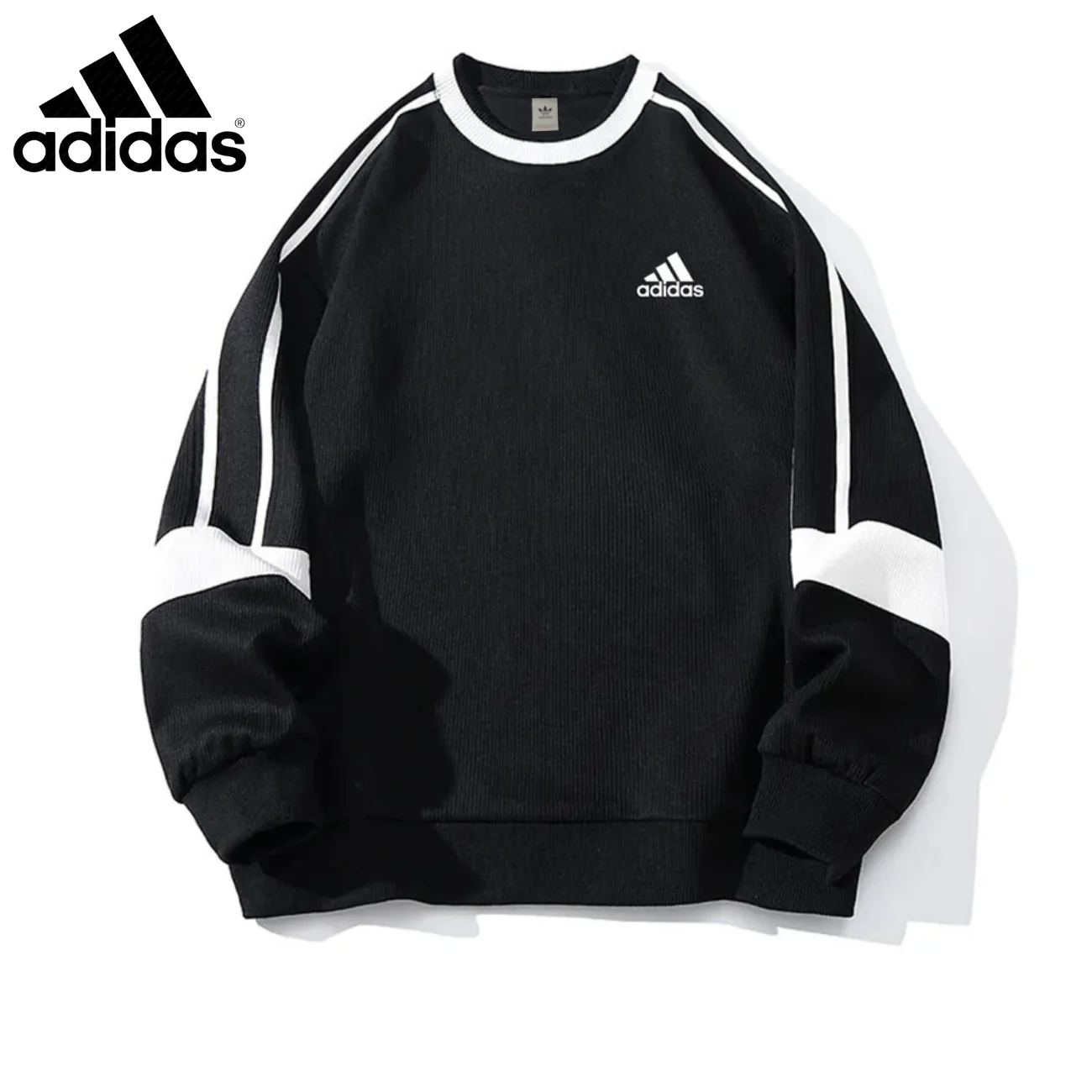 Essential Ribbed Sweatshirt || Clearance Sale