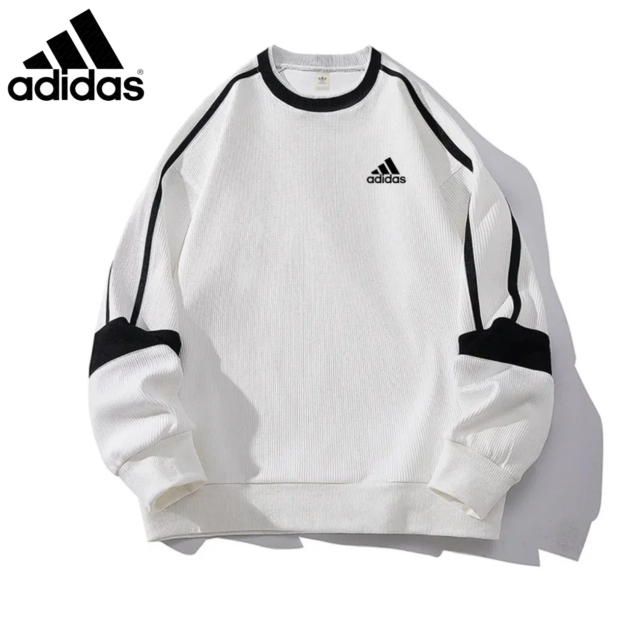 Essential Ribbed Sweatshirt || Clearance Sale - Image 2