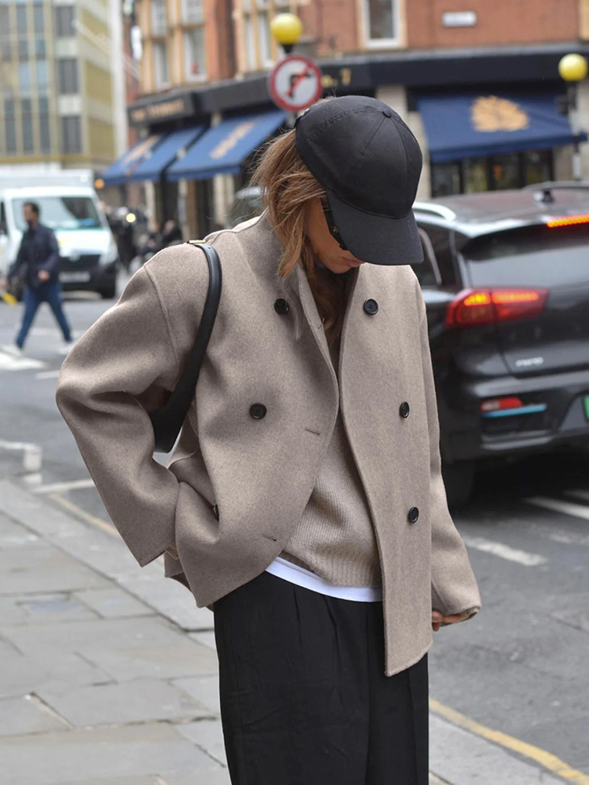 Evelyn – Women’s Wool Double-Breasted Coat - Image 5