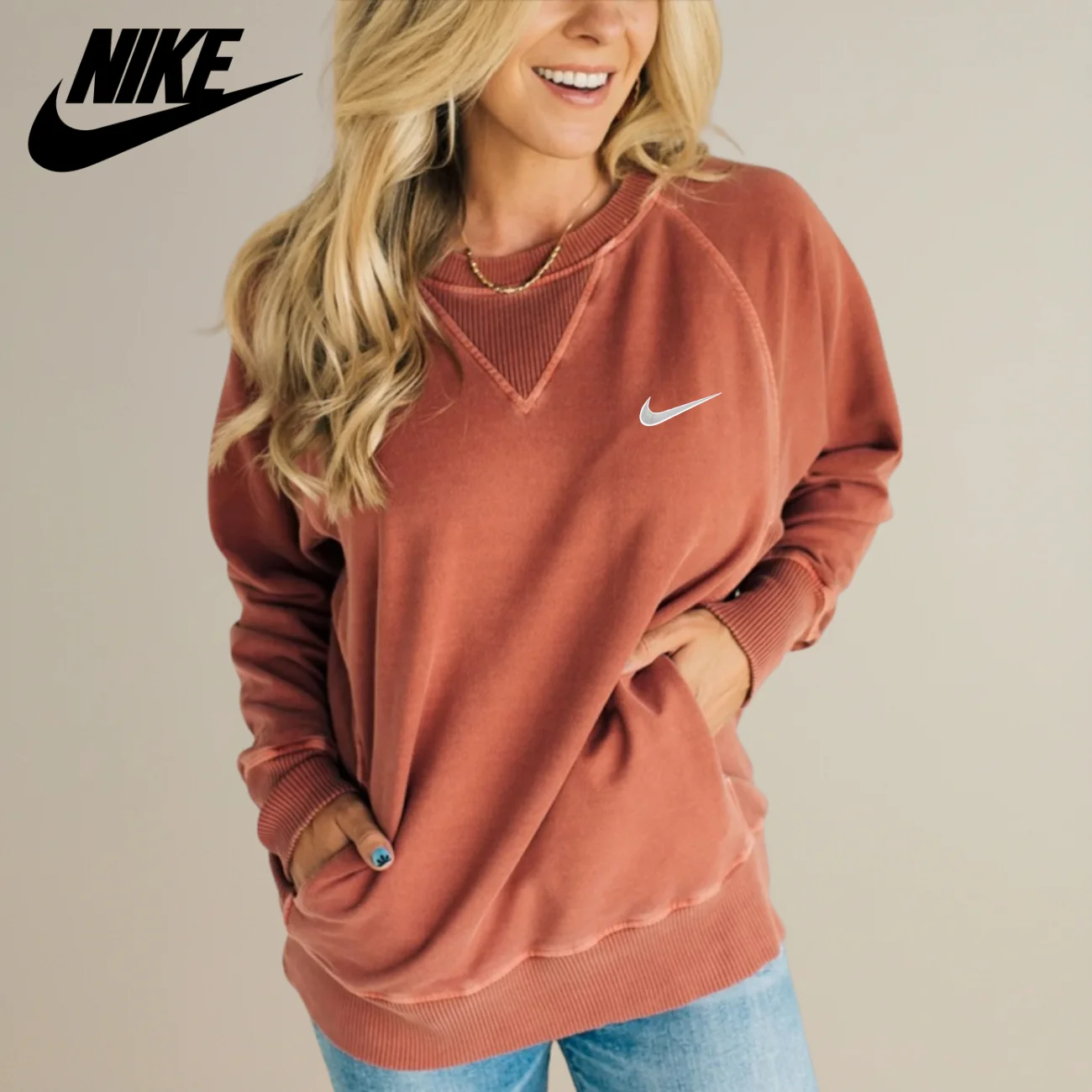 Faded Casual Sweater || CLEARANCE SALE