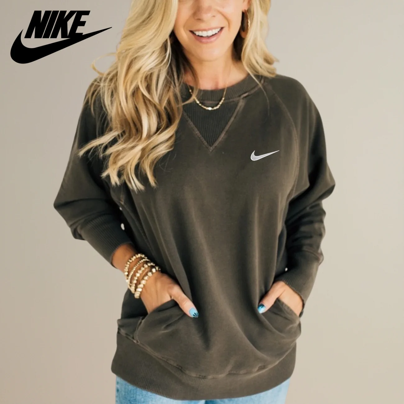 Faded Casual Sweater || CLEARANCE SALE - Image 7