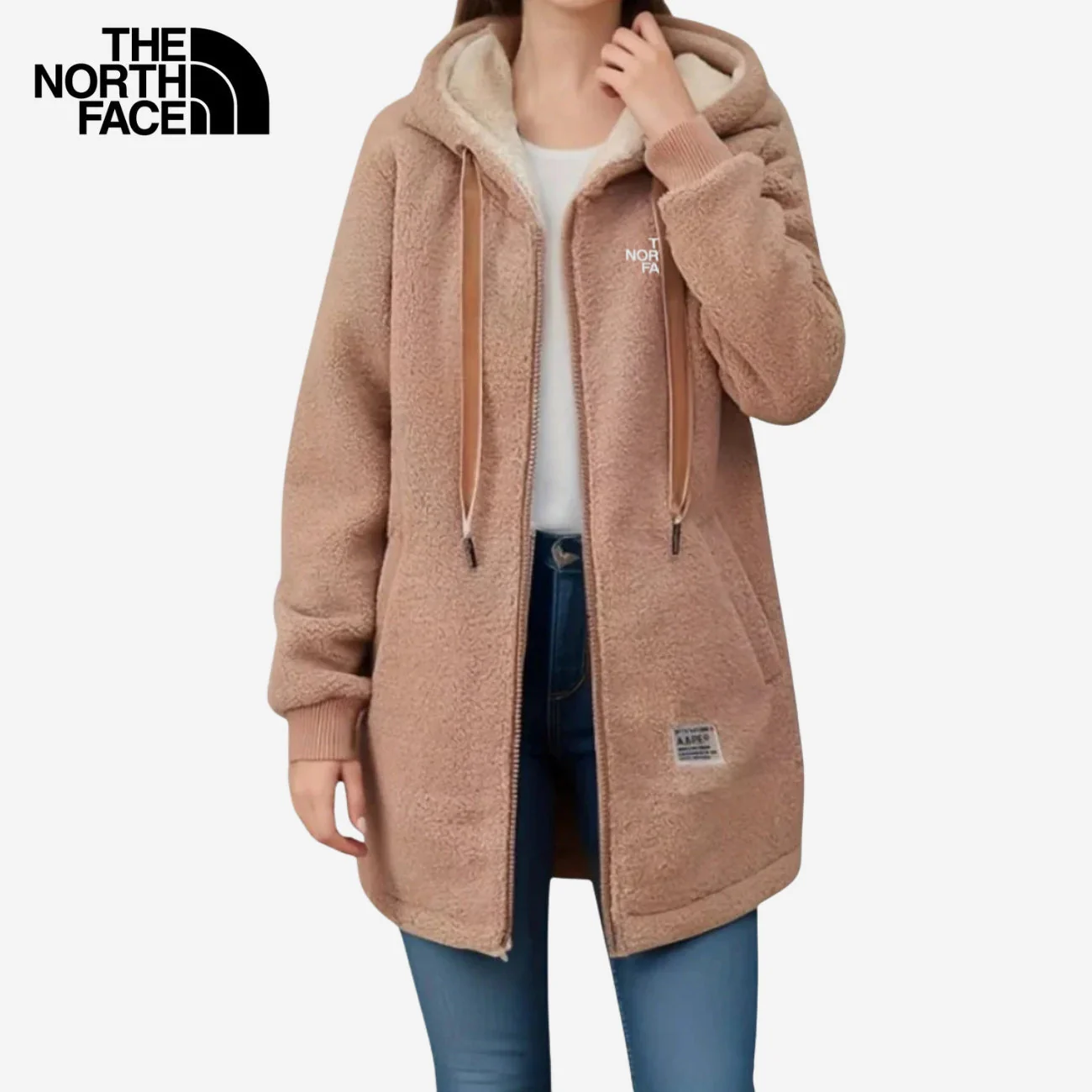 Fleece Coat with Hood || CLEARANCE SALE - Image 2