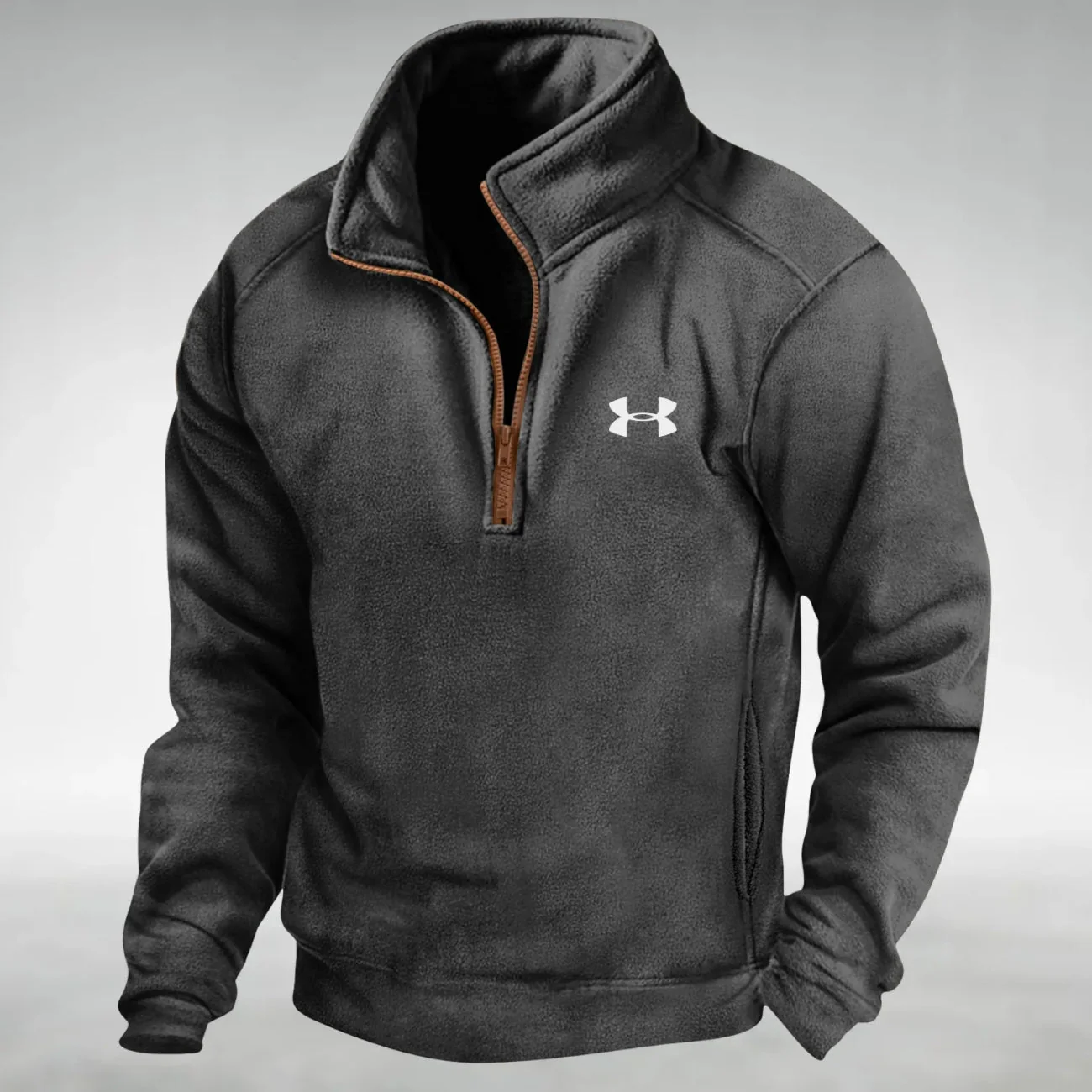 Fleece Half-Zip Sweater - SALE - Image 4
