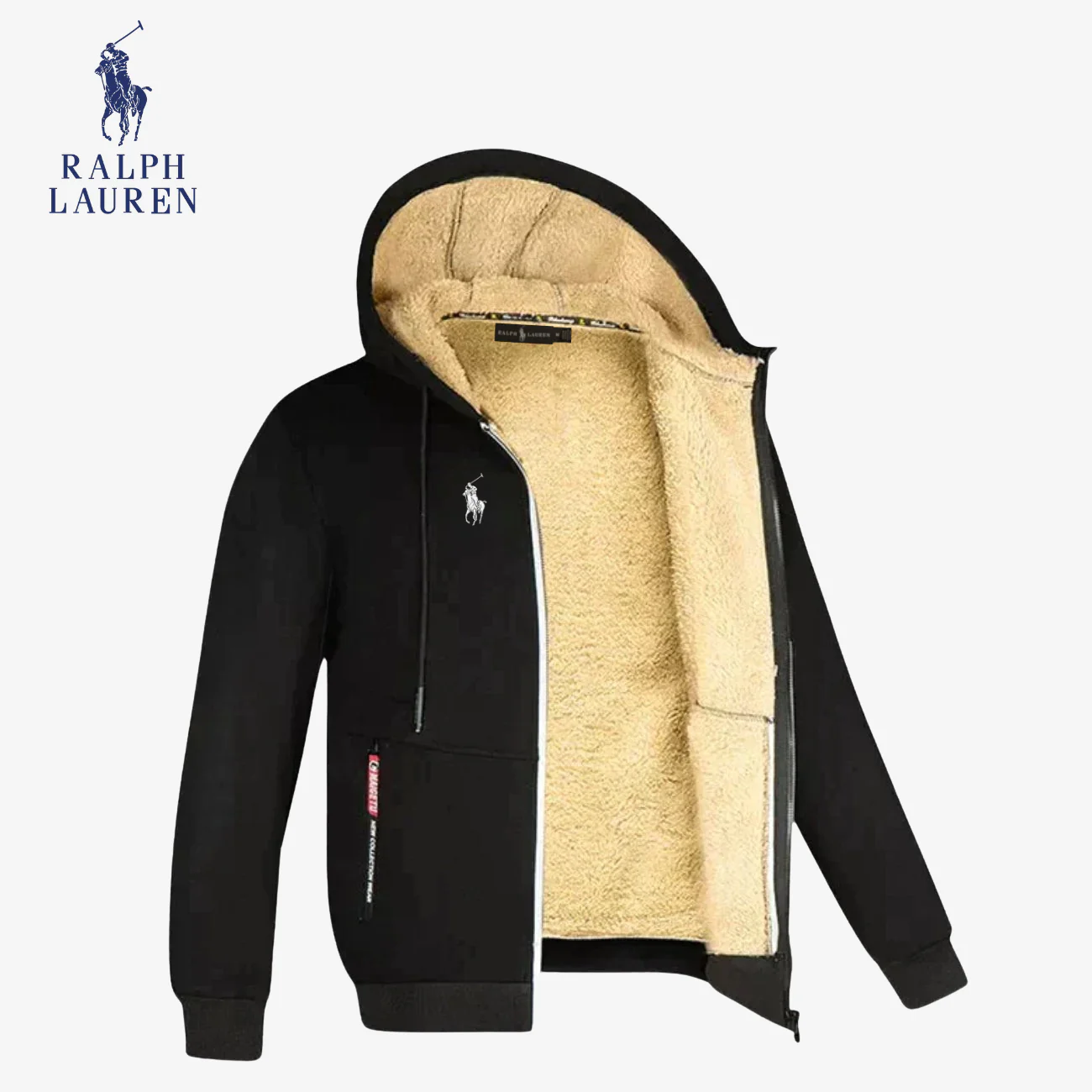 Fleece Lined Zip Hoodie || [CLEARANCE SALE] - Image 2
