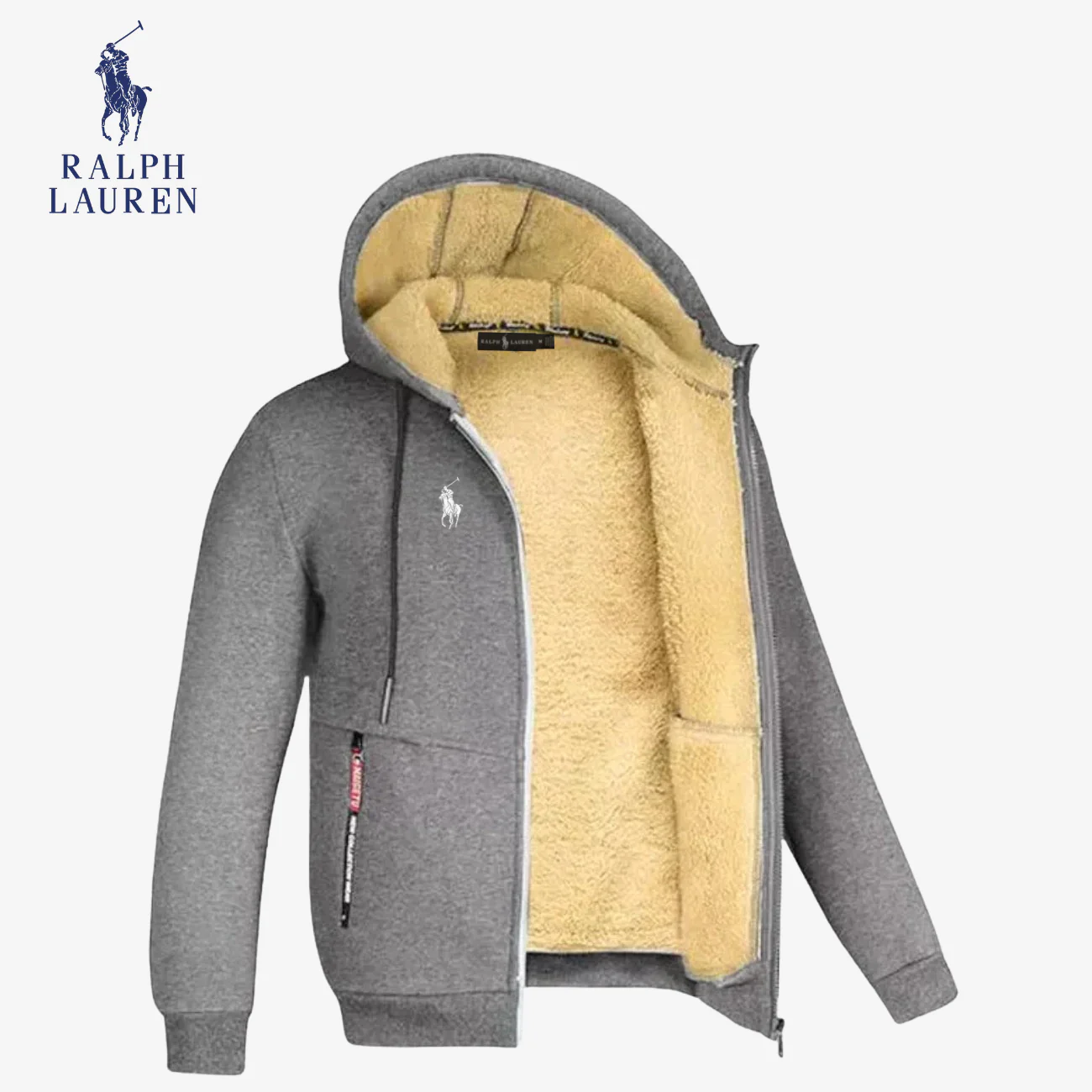 Fleece Lined Zip Hoodie || [CLEARANCE SALE] - Image 4