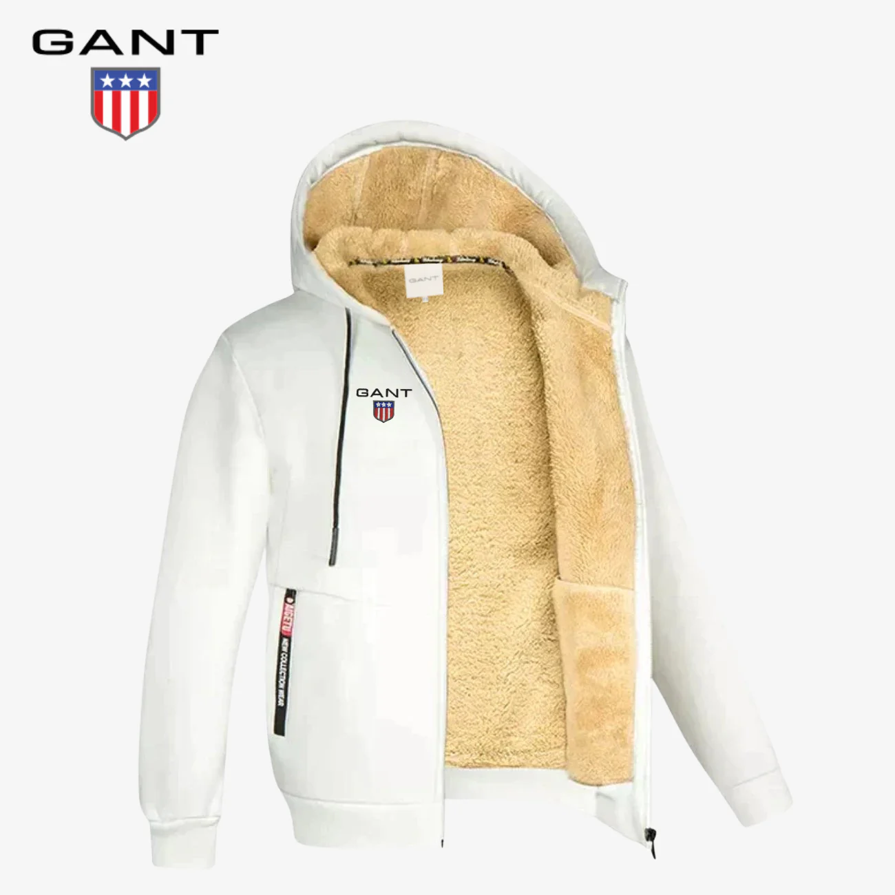 Fleece Lined Zip Hoodie || [CLEARANCE SALE] - Image 3