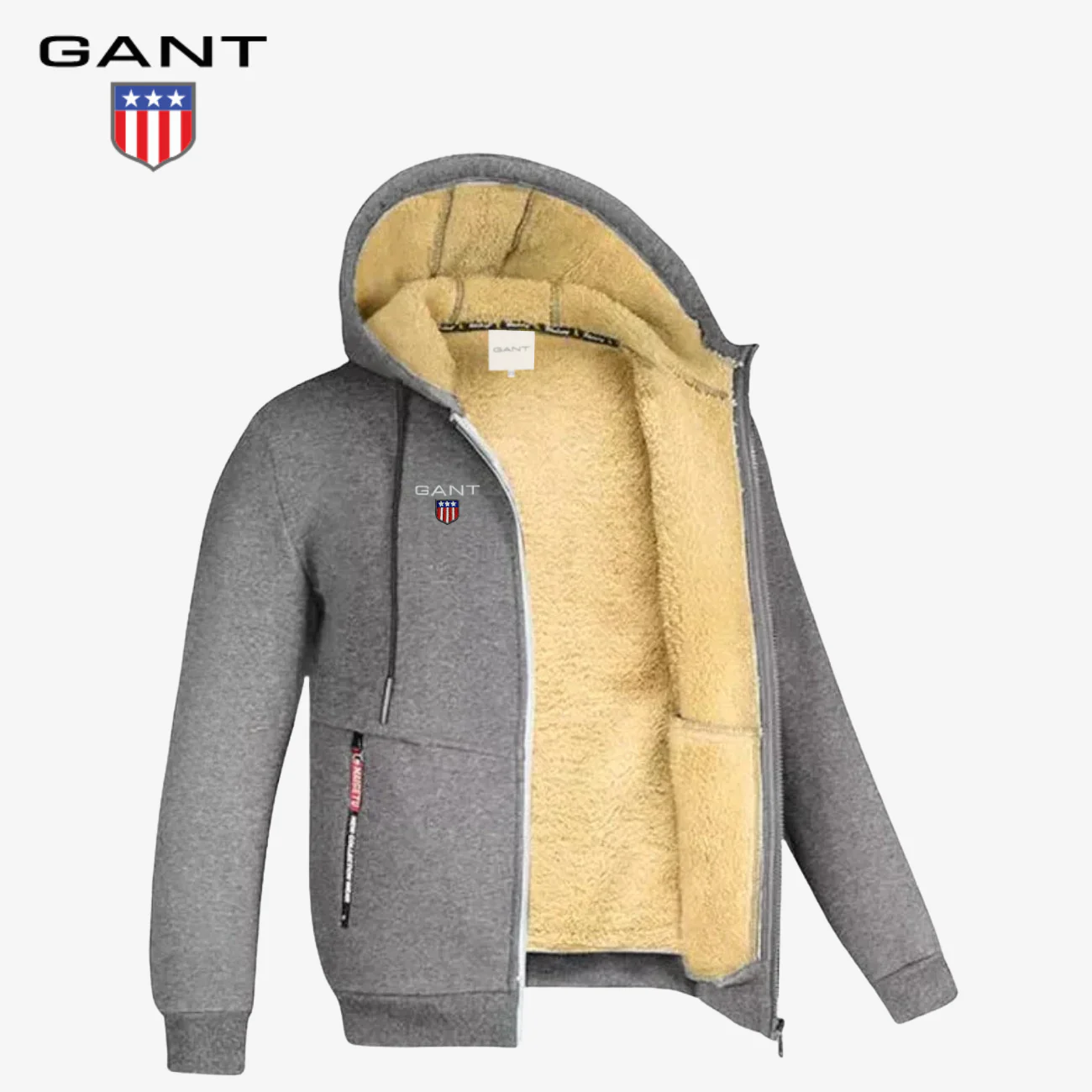 Fleece Lined Zip Hoodie || [CLEARANCE SALE] - Image 4