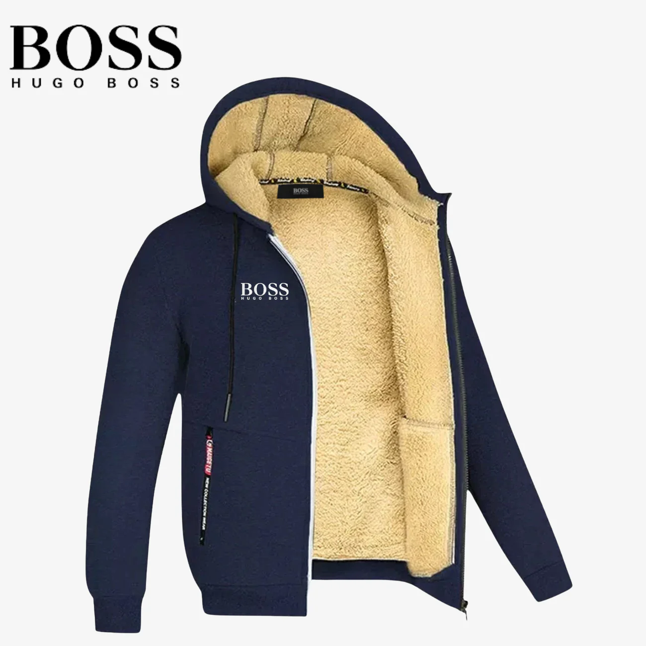 Fleece Lined Zip Hoodie || [CLEARANCE SALE]