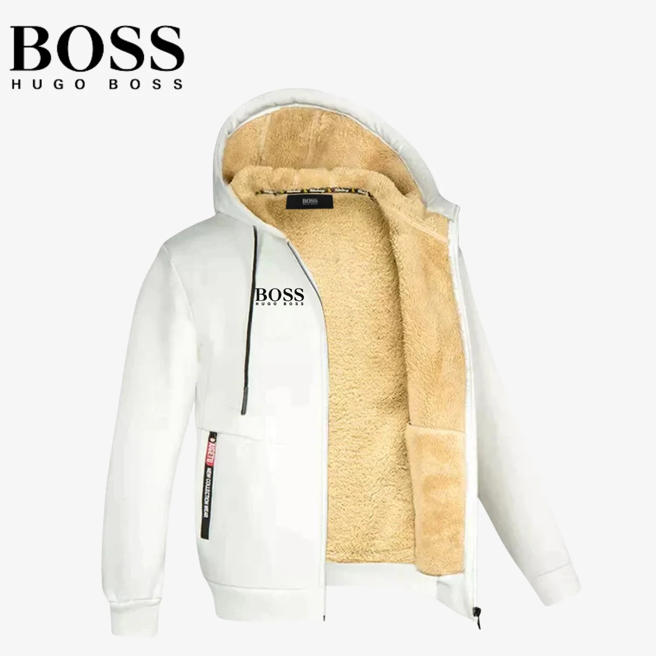 Fleece Lined Zip Hoodie || [CLEARANCE SALE] - Image 3