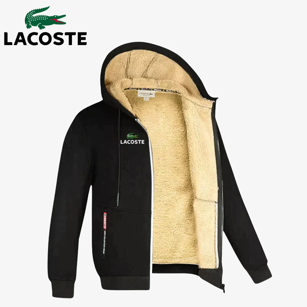 Fleece Lined Zip Hoodie || [CLEARANCE SALE] - Image 2