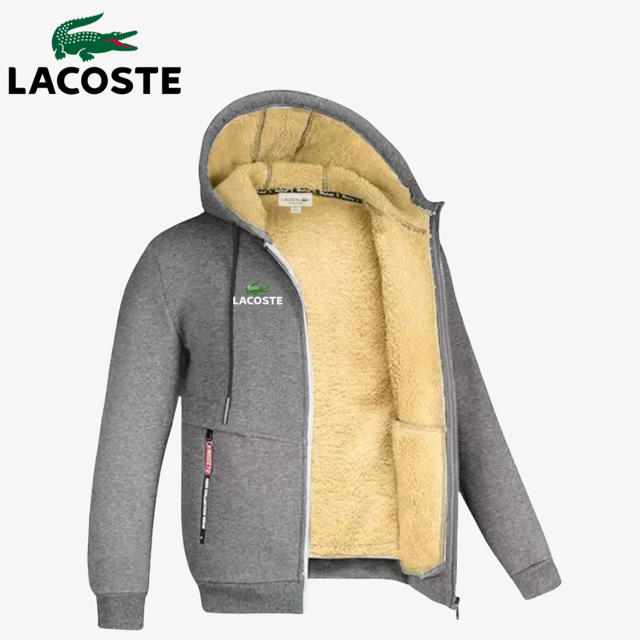 Fleece Lined Zip Hoodie || [CLEARANCE SALE] - Image 4