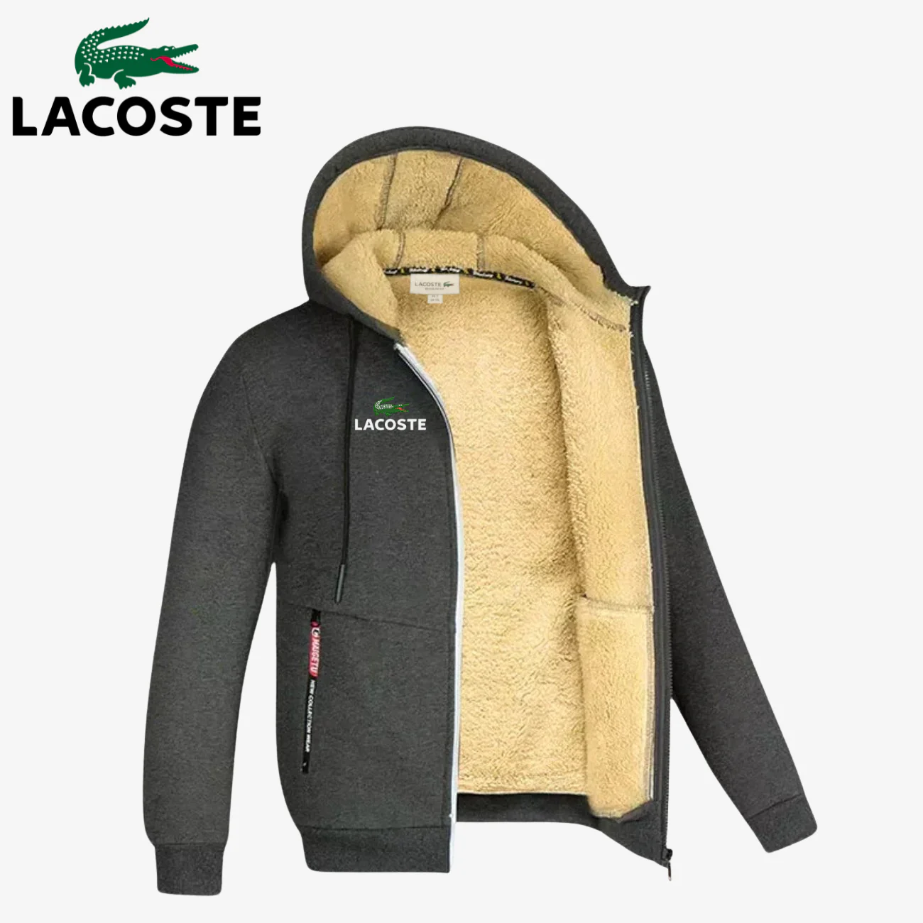 Fleece Lined Zip Hoodie || [CLEARANCE SALE] - Image 5