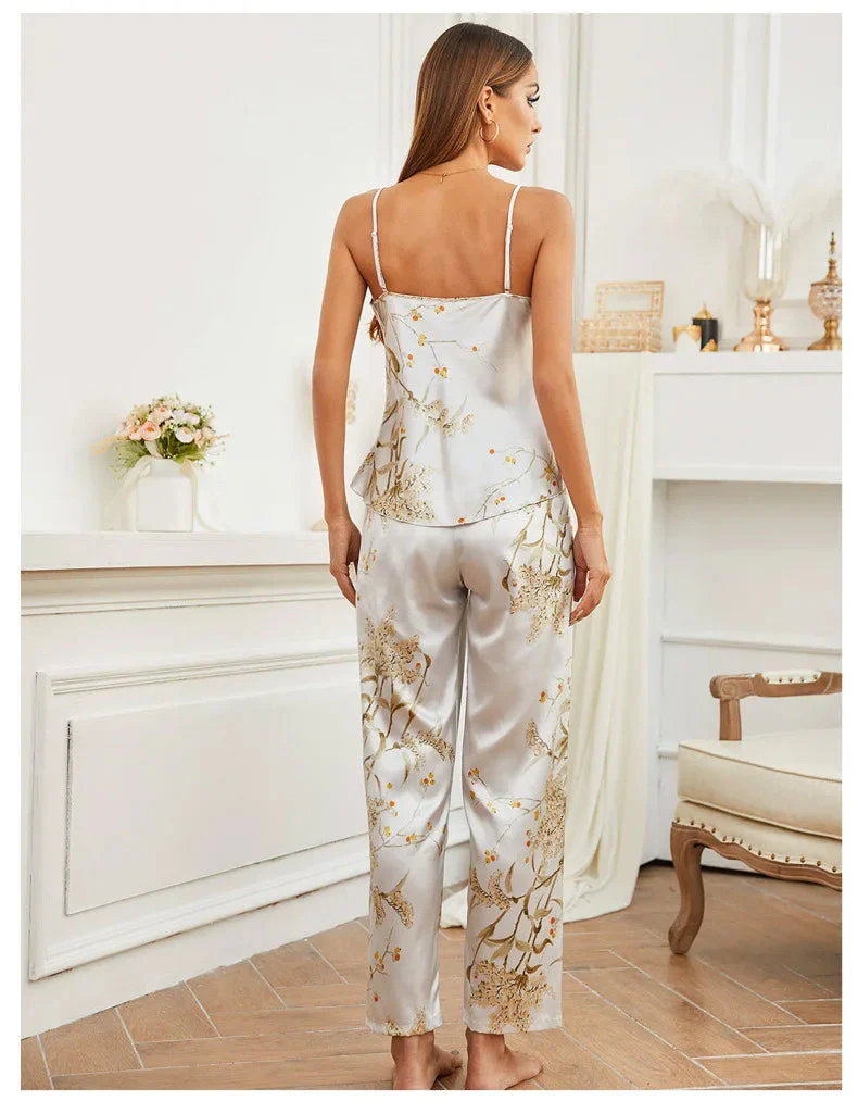 Fleur Satin Lounge Set - Image 19