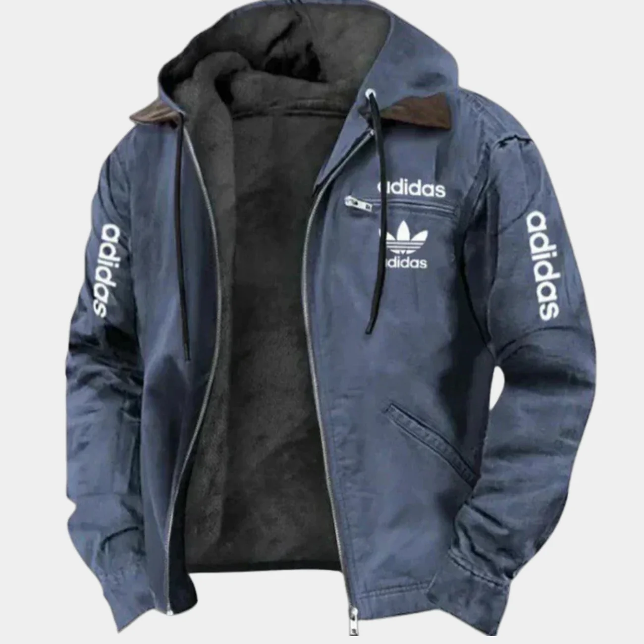 Furry Zippered Jacket - Image 2