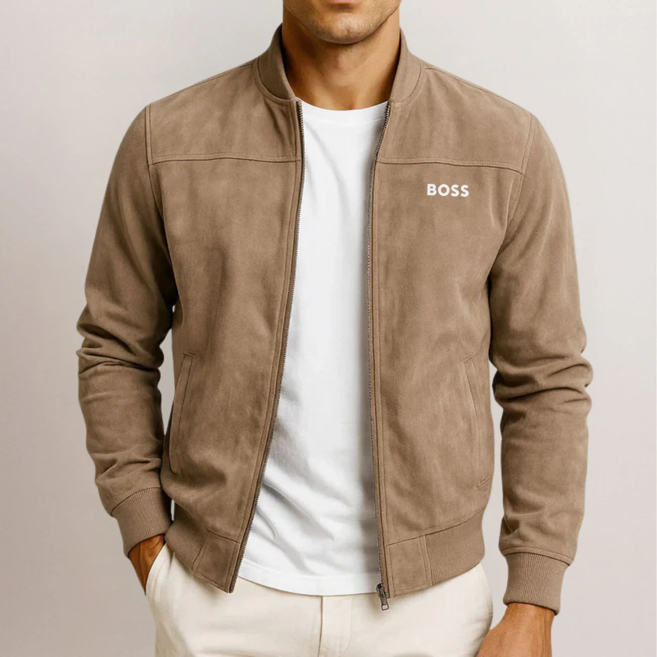 Casual Suede Jacket - CLEARANCE SALE