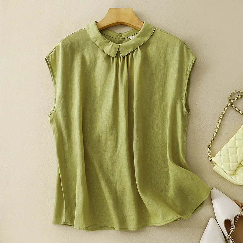 GILBERT LINEN BLOUSE - Image 3
