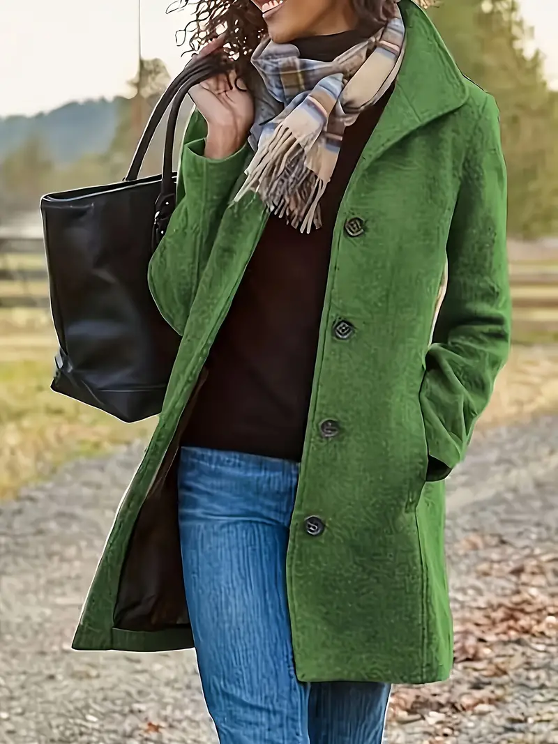 Grace – Women’s Single-Button Coat for Fall and Winter - Image 4
