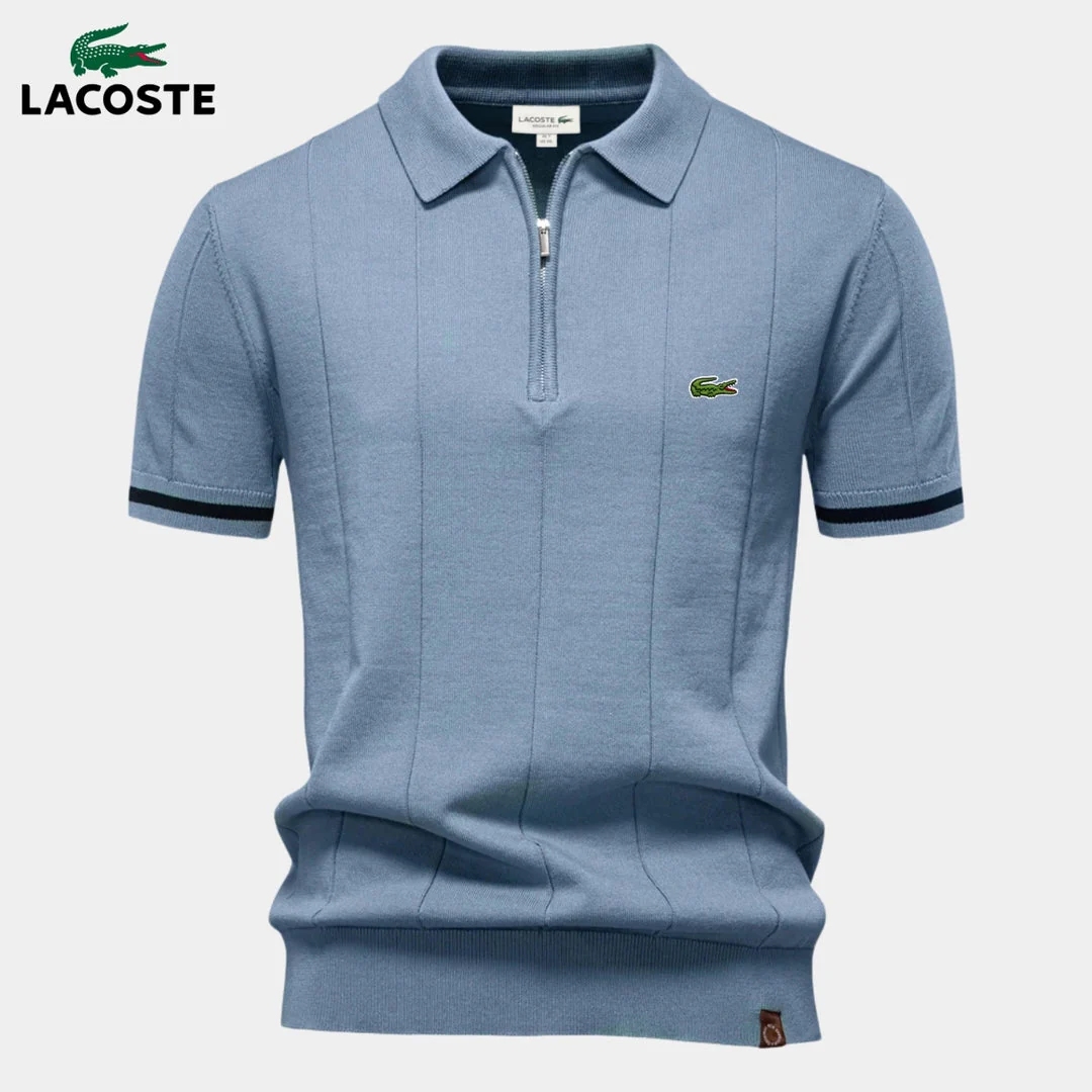 Half-Sleeve Zip Polo || CLEARANCE PRICE - Image 10