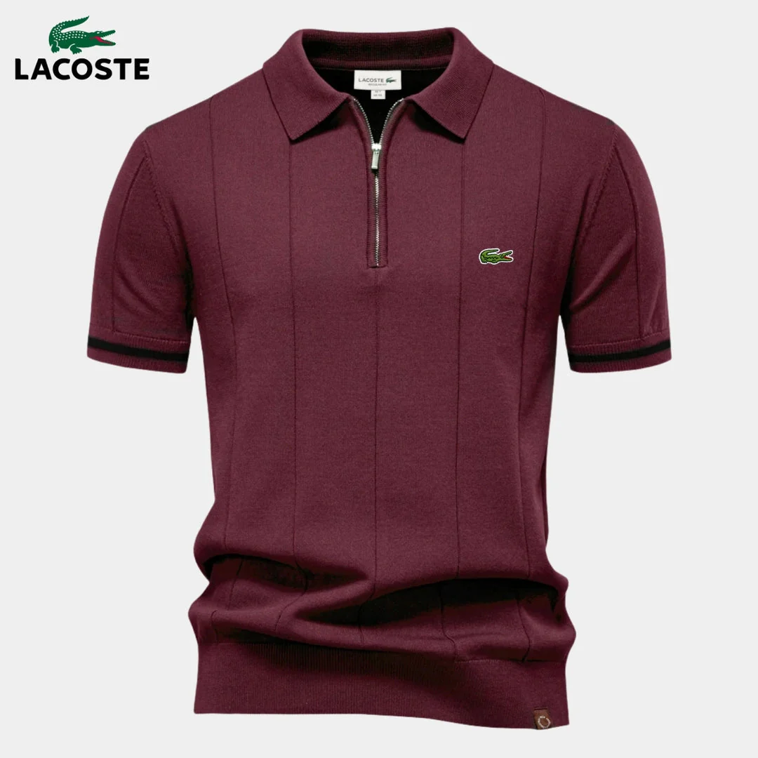 Half-Sleeve Zip Polo || CLEARANCE PRICE - Image 11