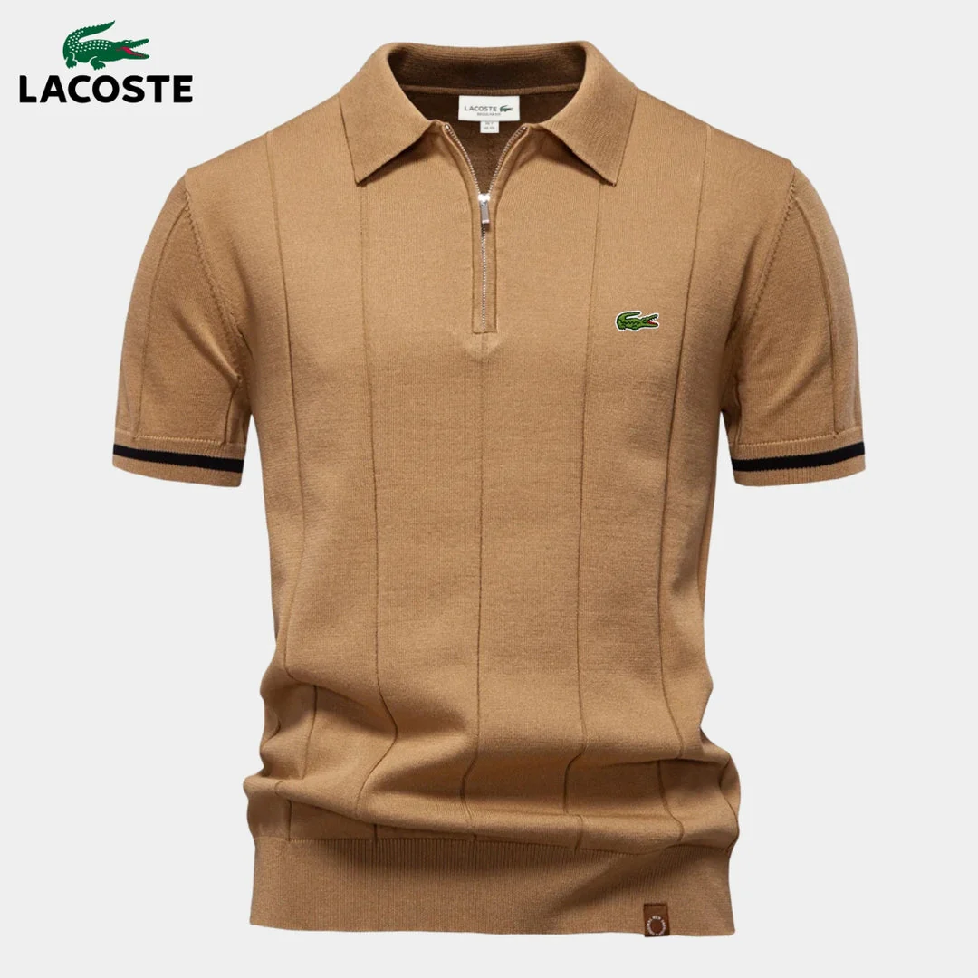 Half-Sleeve Zip Polo || CLEARANCE PRICE - Image 12