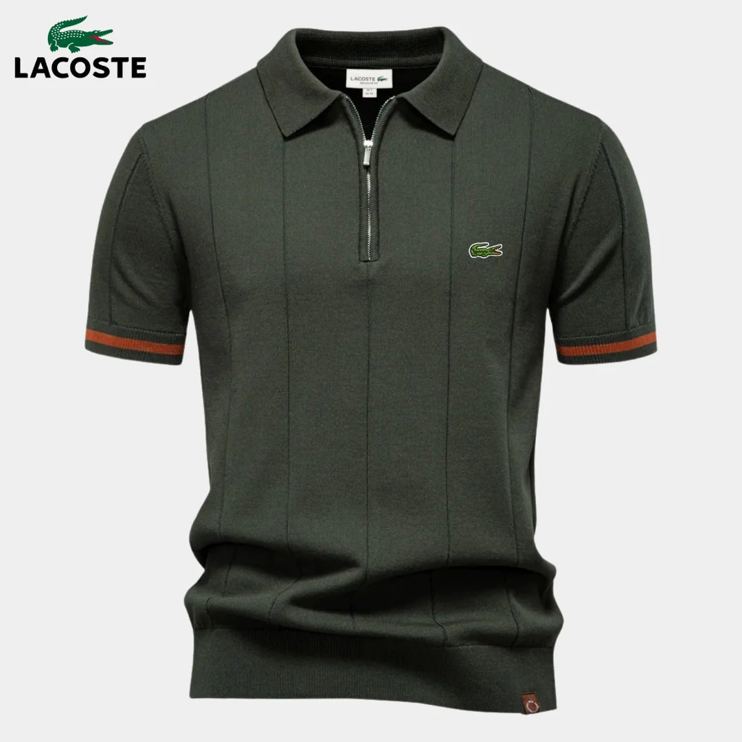 Half-Sleeve Zip Polo || CLEARANCE PRICE - Image 7