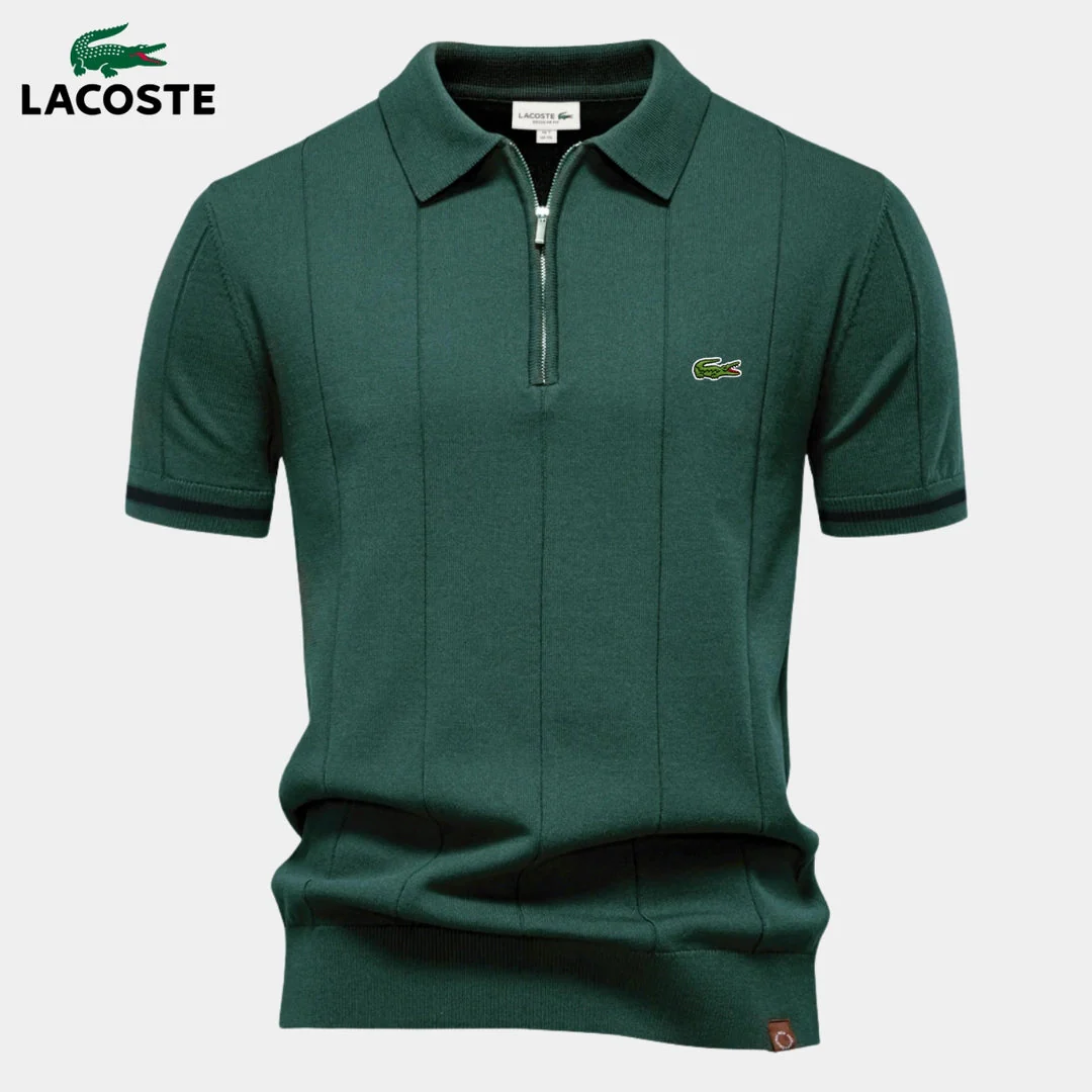 Half-Sleeve Zip Polo || CLEARANCE PRICE - Image 8