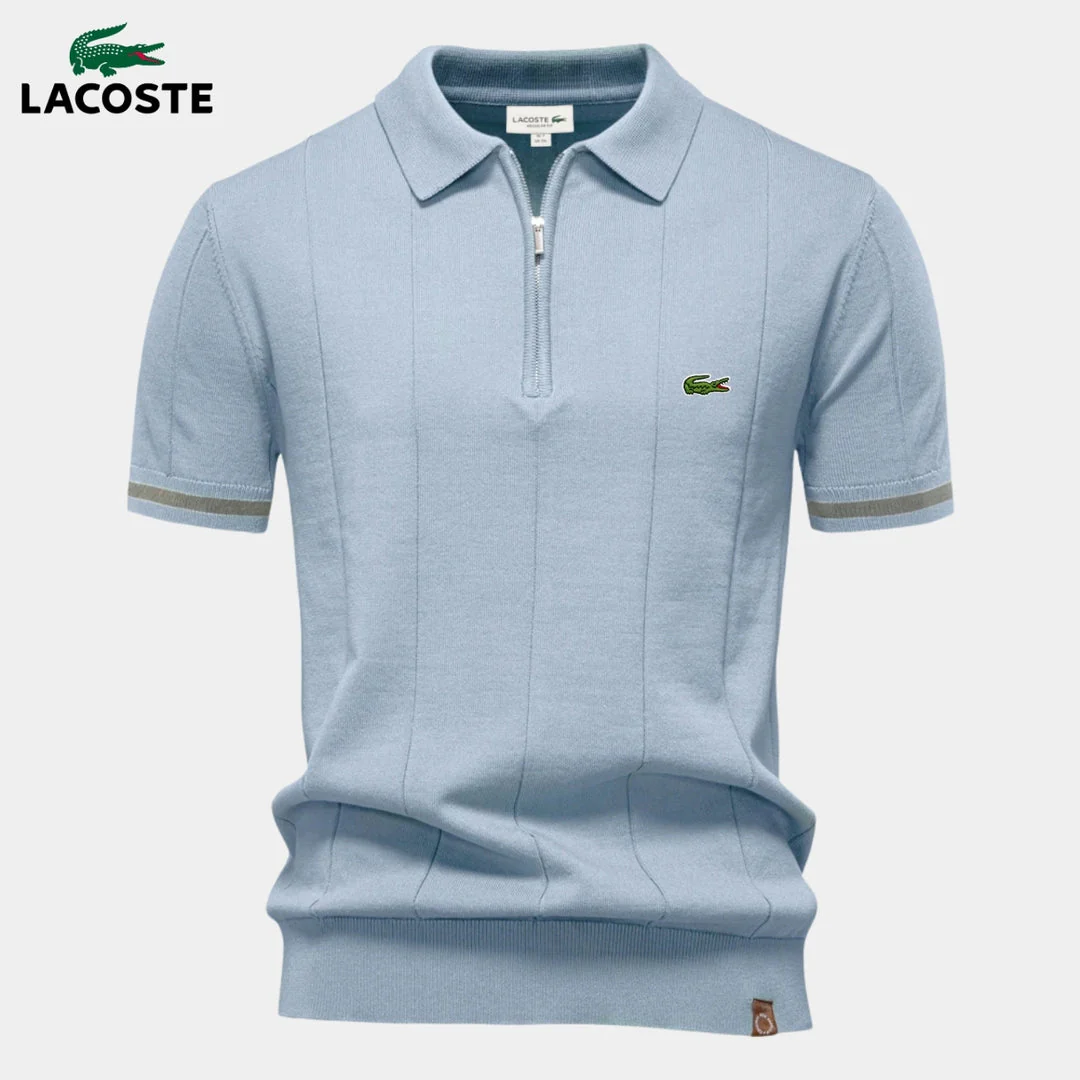 Half-Sleeve Zip Polo || CLEARANCE PRICE - Image 9