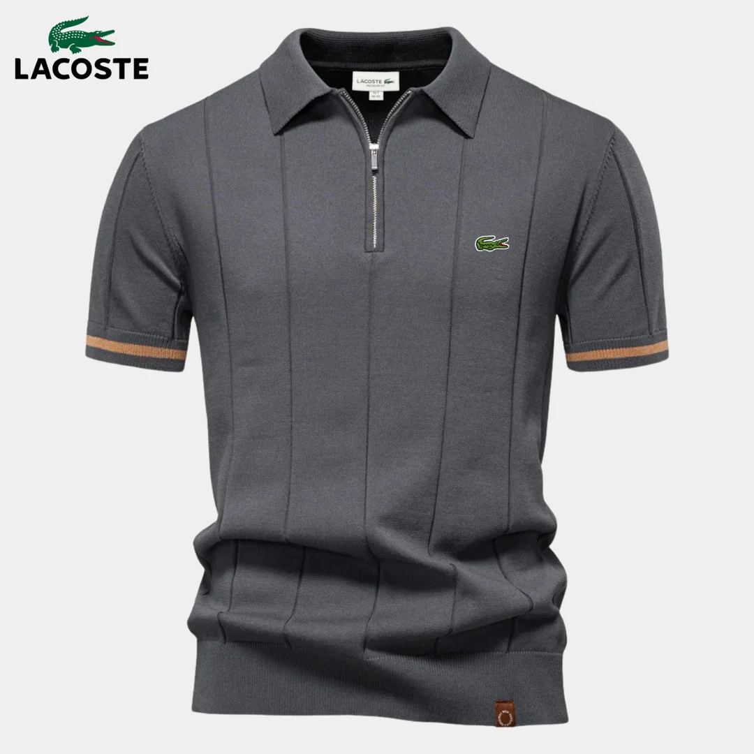 Half-Sleeve Zip Polo || CLEARANCE PRICE LO - Image 6