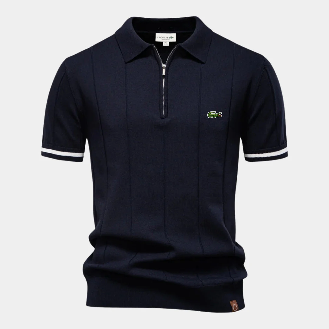 Half-Sleeve Zip Polo - CLEARANCE PRICE - Image 2