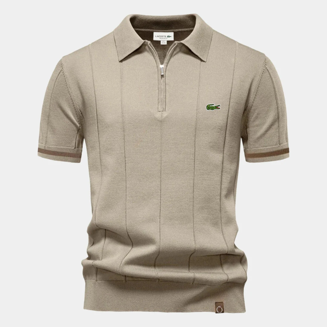 Half-Sleeve Zip Polo - CLEARANCE PRICE - Image 4