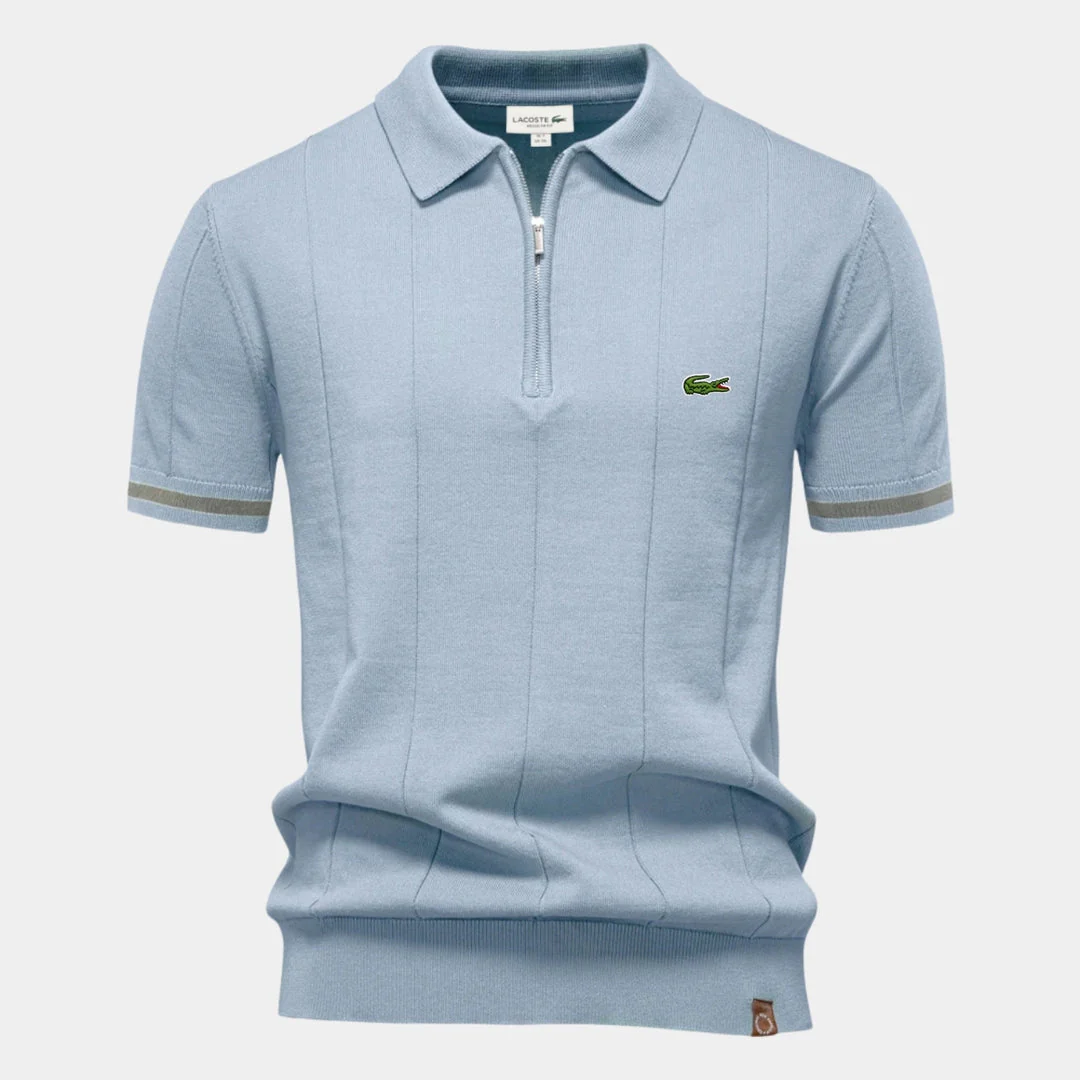 Half-Sleeve Zip Polo - CLEARANCE PRICE - Image 9