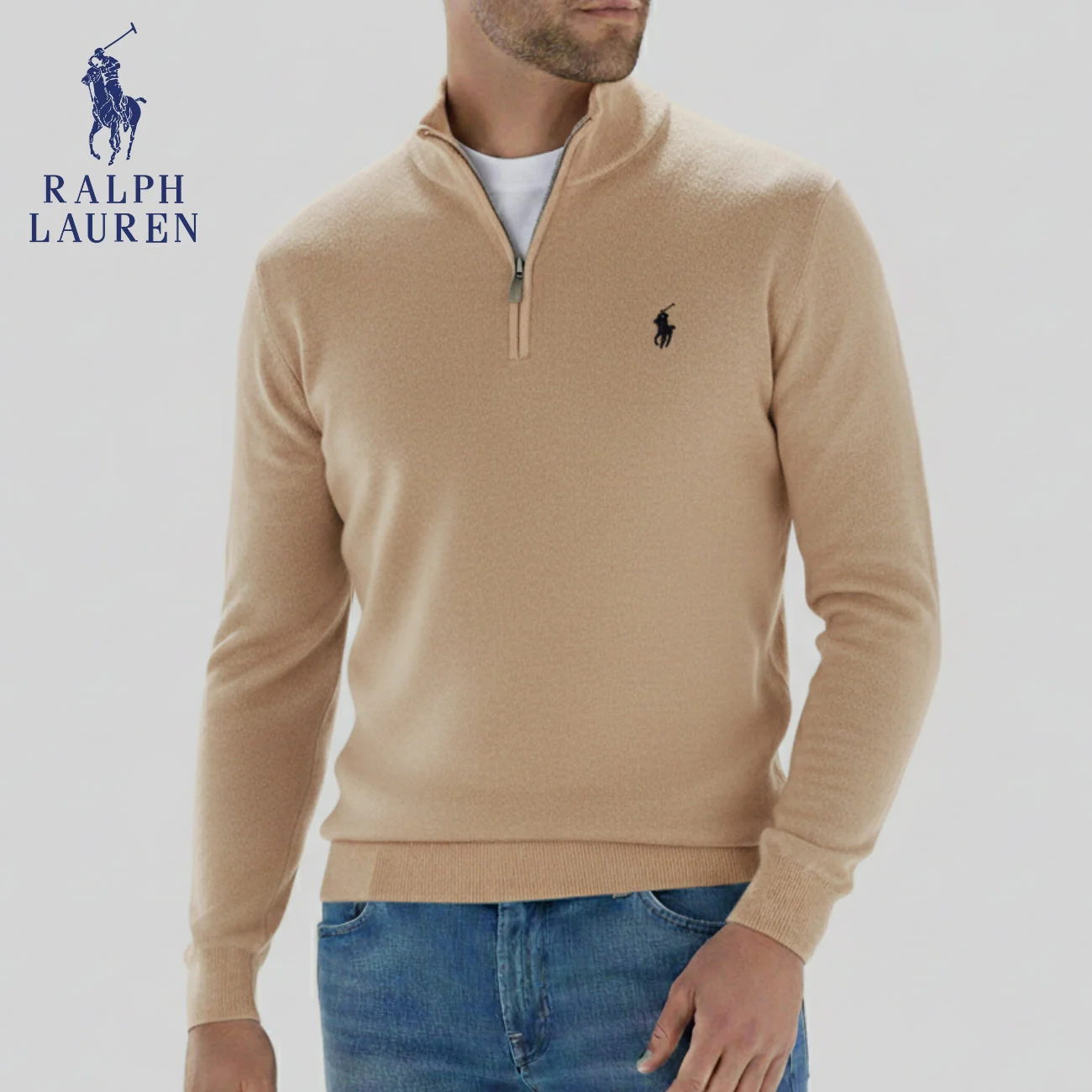 Half-Zip Knit Sweater || CLEARANCE SALE - Image 6