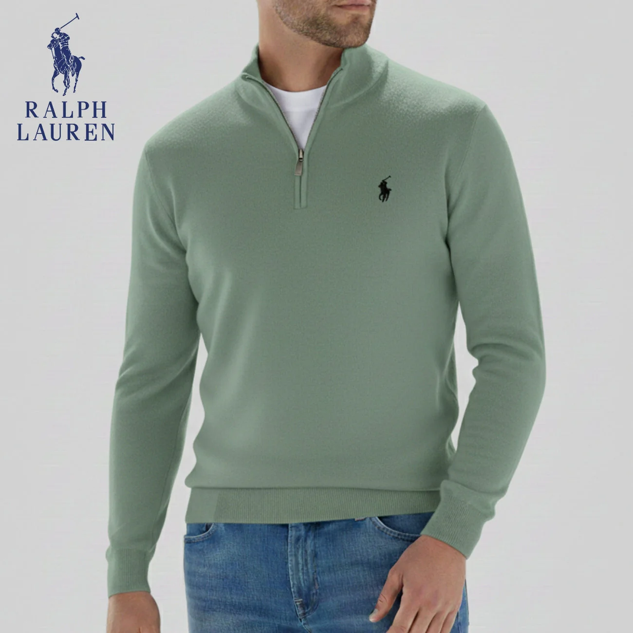 Half-Zip Knit Sweater || CLEARANCE SALE - Image 7
