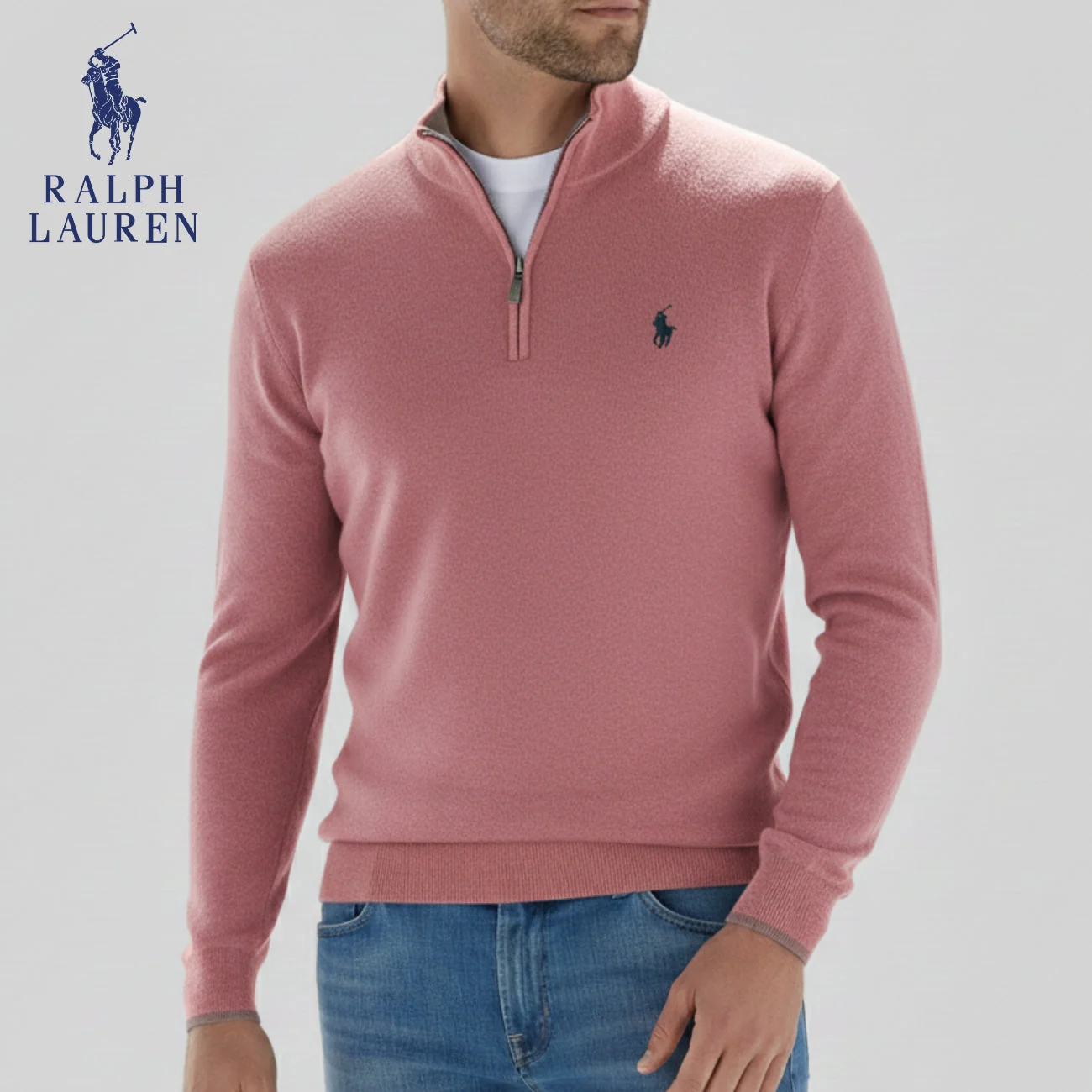 Half-Zip Knit Sweater || CLEARANCE SALE - Image 8
