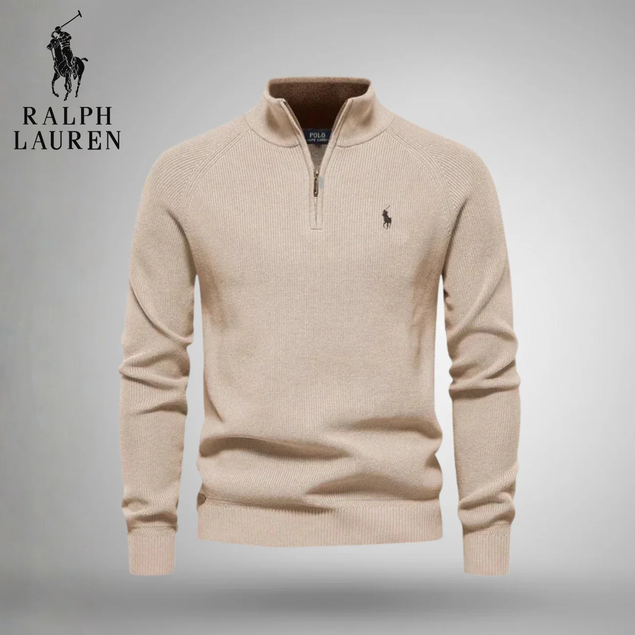 Half-zip sweater (FINAL SALE) - Image 2